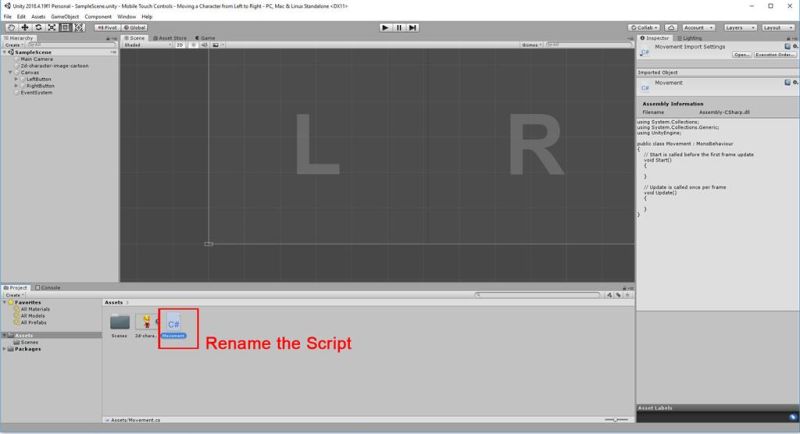 Mobile Touch Controls Moving A Character From Left To Right Using C Scripts In Unity - Best Nature Backgrounds in Desktop